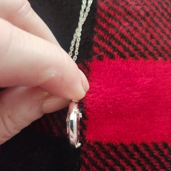 BFF Necklace Silver TONED Heart Friends Pendant - Picture 5 of 5